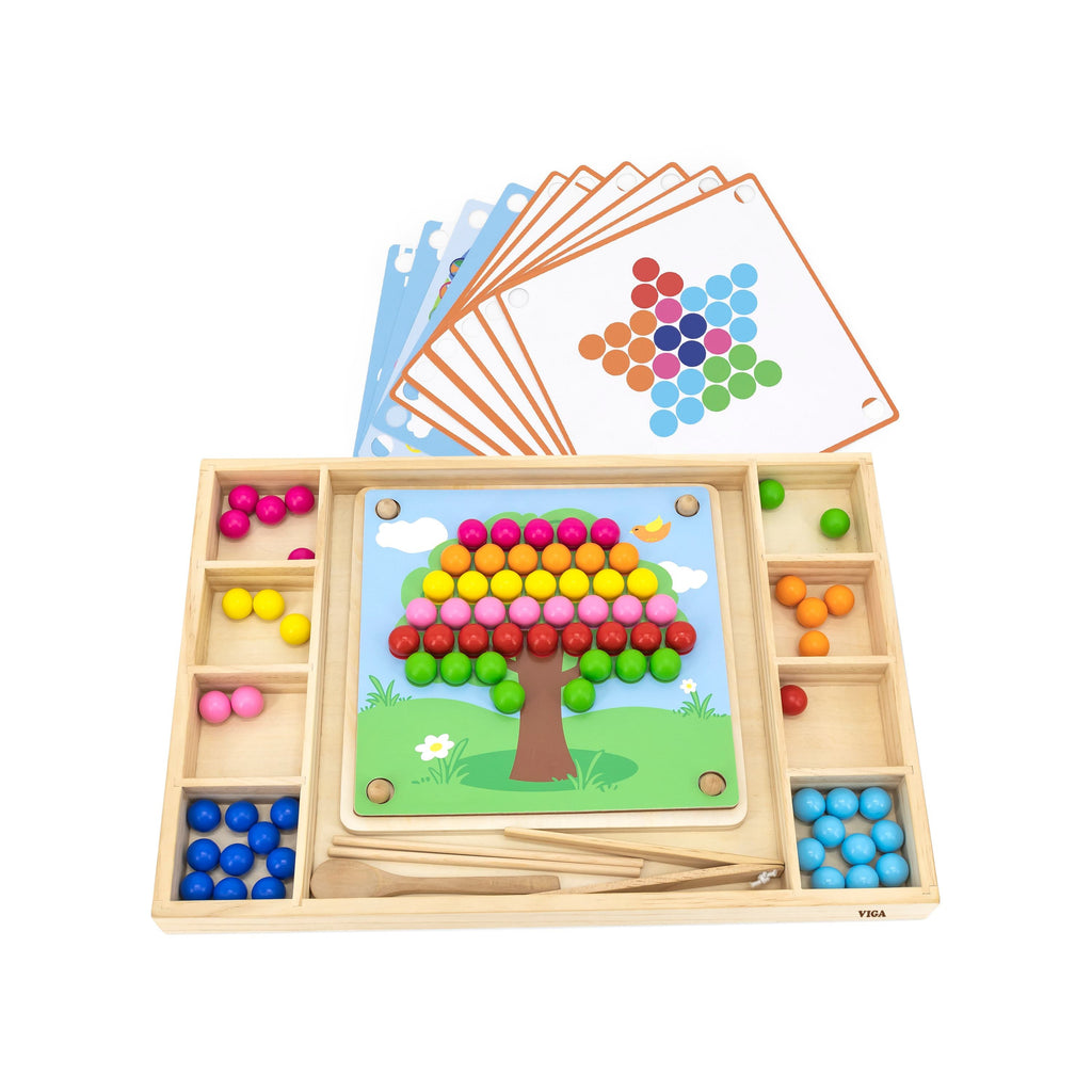 Pegboard Ludo Set