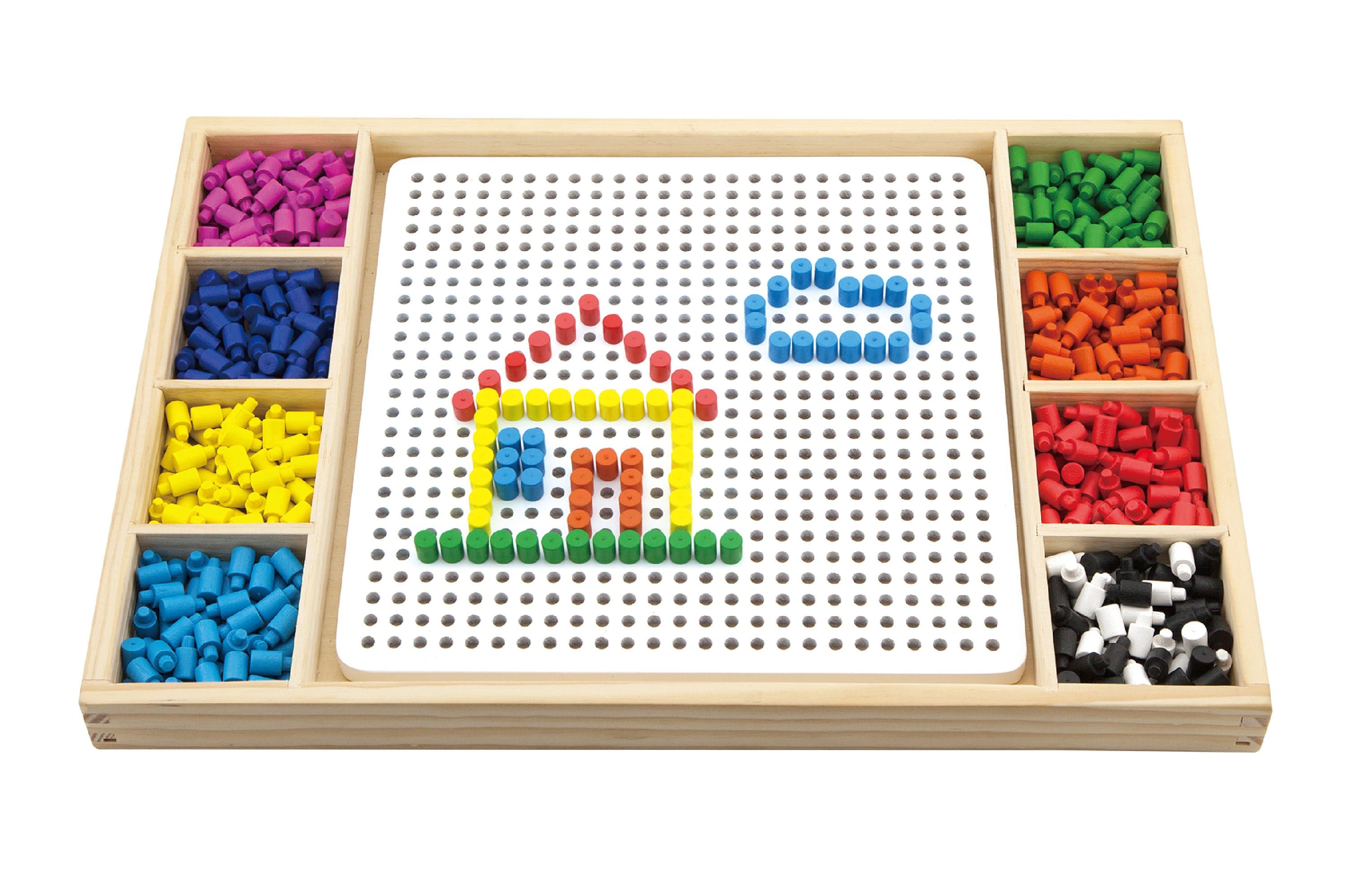 Pegboard Ludo Set